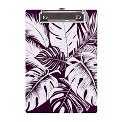 Abstract Art Tropical Leaves A5 Acrylic Clipboard