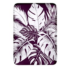 Abstract Art Tropical Leaves Rectangular Glass Fridge Magnet (4 pack)