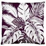 Abstract Art Tropical Leaves 16  Baby Flannel Cushion Case (Two Sides) Back