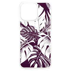 Abstract Art Tropical Leaves iPhone 15 Plus TPU UV Print Case