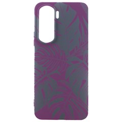 Abstract Art Tropical Leaves Samsung Galaxy S24 Plus 6.7 Inch Black TPU UV Case