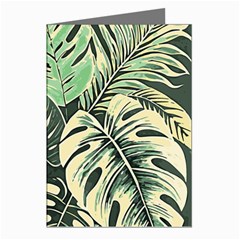 Abstract Art Tropical Leaves Greeting Cards (pkg Of 8)