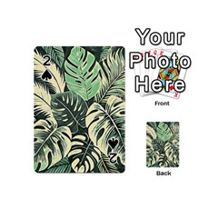 Abstract Art Tropical Leaves Playing Cards 54 Designs (mini)