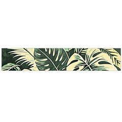 Abstract Art Tropical Leaves Large Premium Plush Fleece Scarf 