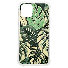 Abstract Art Tropical Leaves Iphone 12 Mini Tpu Uv Print Case	 by Valentinaart