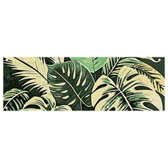 Abstract Art Tropical Leaves Banner And Sign 9  X 3  by Valentinaart