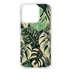 Abstract Art Tropical Leaves Iphone 14 Pro Tpu Uv Print Case by Valentinaart