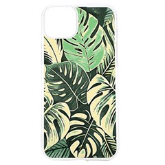 Abstract Art Tropical Leaves Iphone 15 Tpu Uv Print Case by Valentinaart