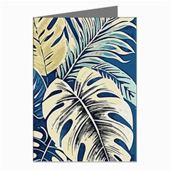 Abstract Art Tropical Leaves Greeting Cards (pkg Of 8)