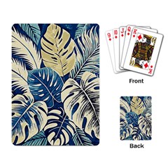 Abstract Art Tropical Leaves Playing Cards Single Design (rectangle)