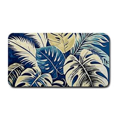 Abstract Art Tropical Leaves Medium Bar Mat by Valentinaart