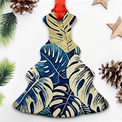 Abstract Art Tropical Leaves Ornament (christmas Tree) 