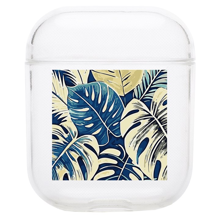 Abstract Art Tropical Leaves Soft TPU AirPods 1/2 Case