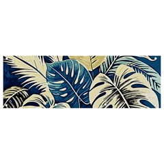 Abstract Art Tropical Leaves Banner And Sign 9  X 3  by Valentinaart