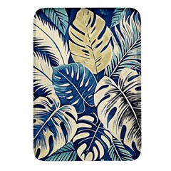 Abstract Art Tropical Leaves Rectangular Glass Fridge Magnet (4 Pack) by Valentinaart