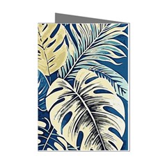 Abstract Art Tropical Leaves Mini Greeting Cards (pkg Of 8)