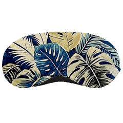 Abstract Art Tropical Leaves Sleep Mask