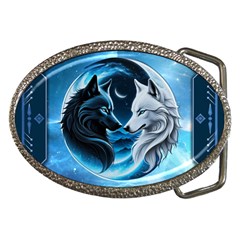 Awesome Wolves Belt Buckles by FantasyArt