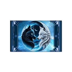 Awesome Wolves Sticker (rectangular) by FantasyArt