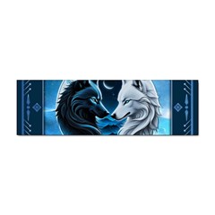 Awesome Wolves Sticker (bumper) by FantasyArt