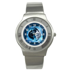 Awesome Wolves Stainless Steel Watch by FantasyArt