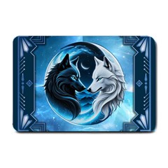 Awesome Wolves Small Doormat by FantasyArt