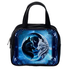 Awesome Wolves Classic Handbag (one Side) by FantasyArt