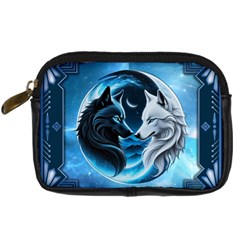 Awesome Wolves Digital Camera Leather Case by FantasyArt