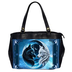 Awesome Wolves Oversize Office Handbag (2 Sides) by FantasyArt