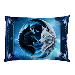 Awesome Wolves Pillow Case (two Sides) by FantasyArt