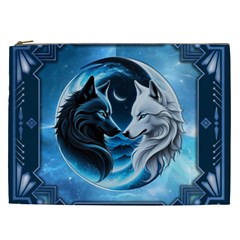 Awesome Wolves Cosmetic Bag (xxl) by FantasyArt