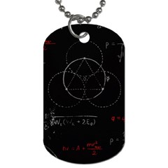 Math Board Circuit Circuits Computer Shield Tech Technology Dog Tag (one Side)