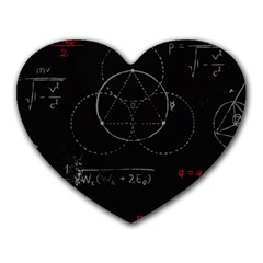 Math Board Circuit Circuits Computer Shield Tech Technology Heart Mousepad by Loisa77