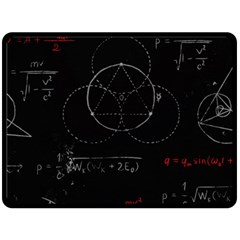 Math Board Circuit Circuits Computer Shield Tech Technology Fleece Blanket (large) by Loisa77