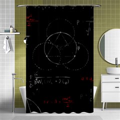 Math Board Circuit Circuits Computer Shield Tech Technology Shower Curtain 48  X 72  (small)  by Loisa77