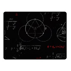 Math Board Circuit Circuits Computer Shield Tech Technology Two Sides Fleece Blanket (small) by Loisa77