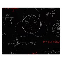 Math Board Circuit Circuits Computer Shield Tech Technology Two Sides Premium Plush Fleece Blanket (teen Size) by Loisa77