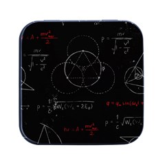 Math Board Circuit Circuits Computer Shield Tech Technology Square Metal Box (black) by Loisa77