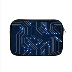 Seamless Pattern Of Glowing Circuit Board Neon Technology Apple Macbook Pro 15  Zipper Case by Loisa77