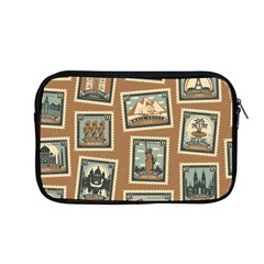 Retro Postage Seamless Pattern Apple Macbook Pro 13  Zipper Case by Loisa77