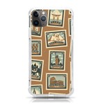 Retro Postage Seamless Pattern iPhone 11 Pro Max 6.5 Inch TPU UV Print Case Front