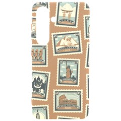 Retro Postage Seamless Pattern Samsung Galaxy S24 6 2 Inch Black Tpu Uv Case