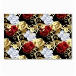 Roses Seamless Pattern Floral Postcards 5  x 7  (Pkg of 10) Front