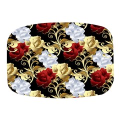 Roses Seamless Pattern Floral Mini Square Pill Box by Loisa77