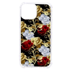 Roses Seamless Pattern Floral Iphone 13 Mini Tpu Uv Print Case by Loisa77