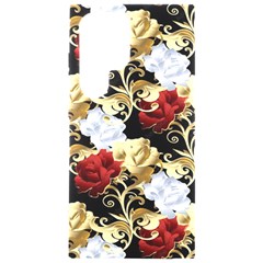 Roses Seamless Pattern Floral Samsung Galaxy S24 Ultra 6 9 Inch Black Tpu Uv Case