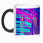 Seamless Vintage Pattern Retro 80s Or 90s Style Abstract Morph Mug Left