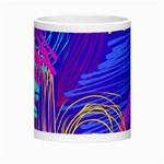 Seamless Vintage Pattern Retro 80s Or 90s Style Abstract Morph Mug Center