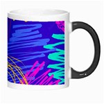 Seamless Vintage Pattern Retro 80s Or 90s Style Abstract Morph Mug Right