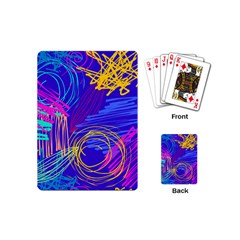 Seamless Vintage Pattern Retro 80s Or 90s Style Abstract Playing Cards Single Design (mini) by Loisa77